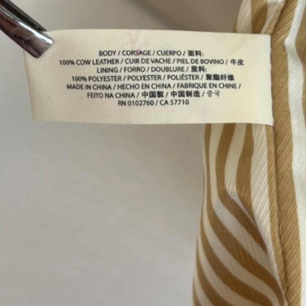 Kate Spade New‎ York Hollie Street Ruby Crossbody Bag Purse Beige Bow Minimalist - Picture 16 of 16